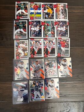 Baseball Trading Card Lot -Topps - Mixed Team Assortment - Red Sox -White Sox